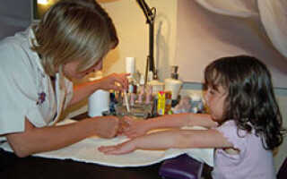 Можно ли делать детям маникюр