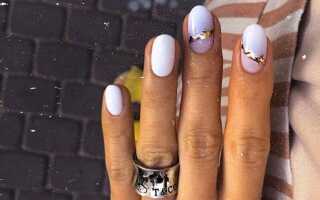 Трендовый маникюр 2019 года: френч с декором