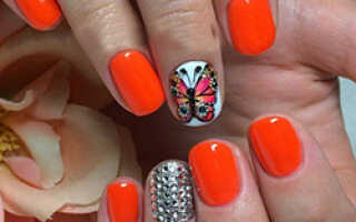 Маникюр с бабочками: 50 фото, лучший дизайн ногтей с бабочками