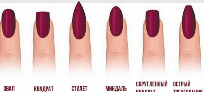 Как выбрать форму и длину ногтей и сделать опил