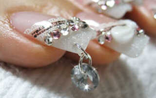 Пирсинг ногтей: 25 фото украшения ногтей с помощью пирсинга