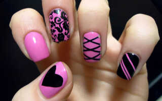 Рисунки на ногтях: 70 фото самые лучшие рисунки, инструкция, схемы