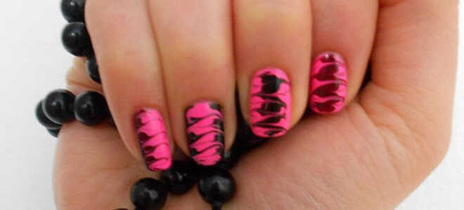 Рисунки на ногтях иголкой — фото, схемы, видео