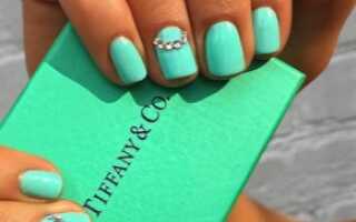 Маникюр в стиле «Tiffany» (40 фото): дизайн 2022 и модные цвета