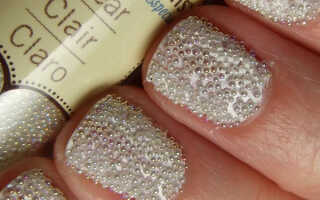 Необычный икорный маникюр: 25фото, как сделать икорный маникюр