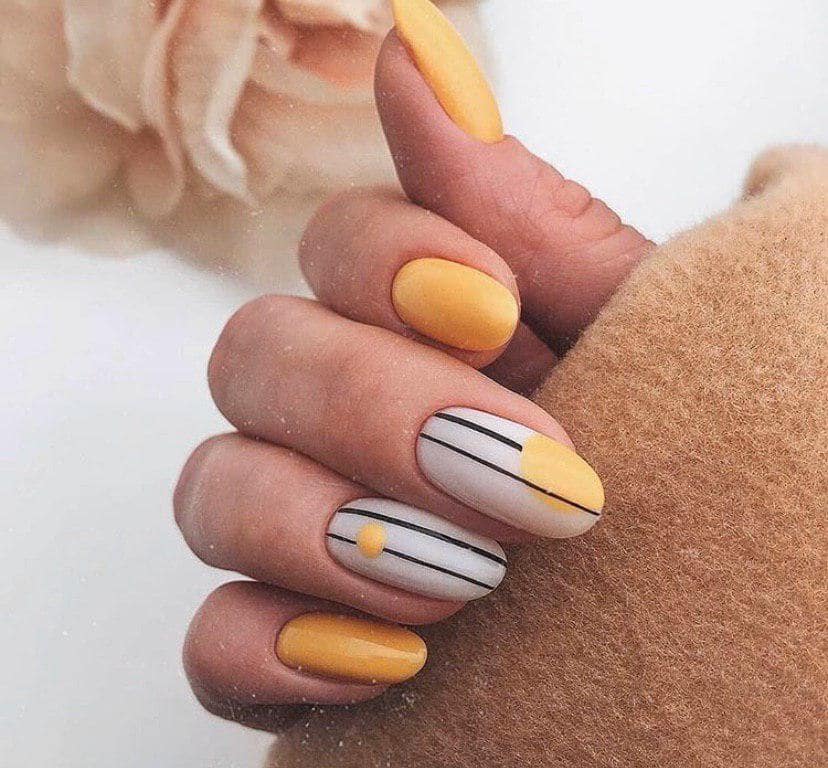 Геометрия на руках модный маникюр 2019