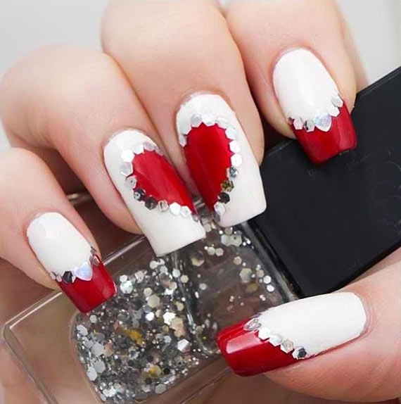Маникюр на День Святого Валентина