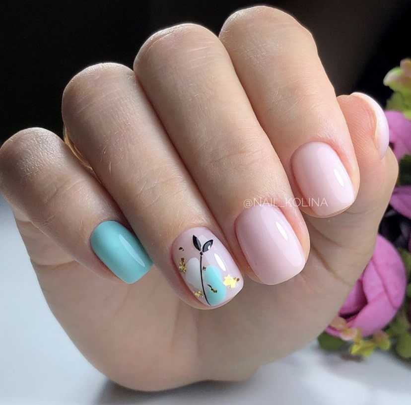 Маникюр в первобытном стиле