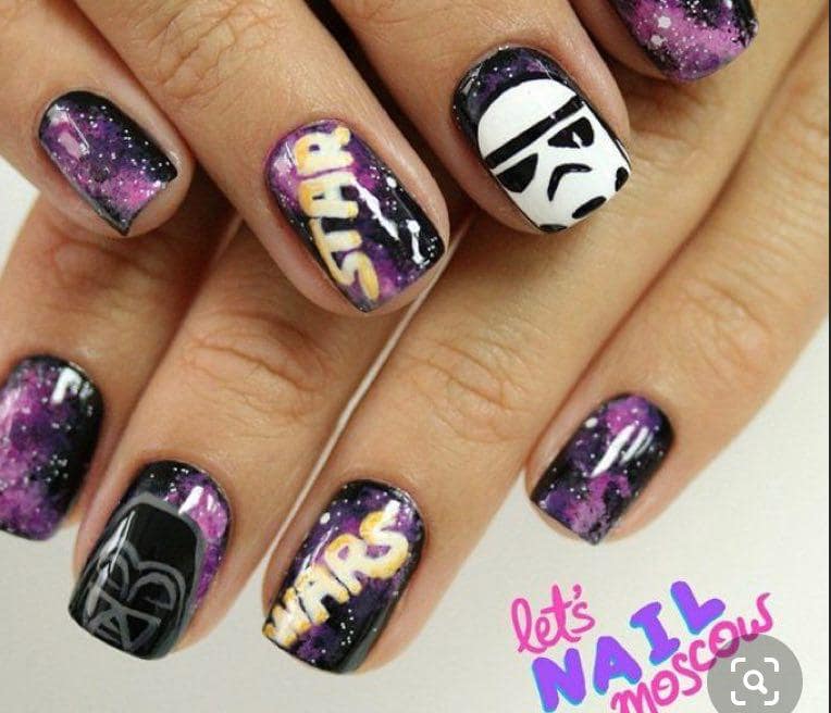 Маникюр в стиле Звездных войн