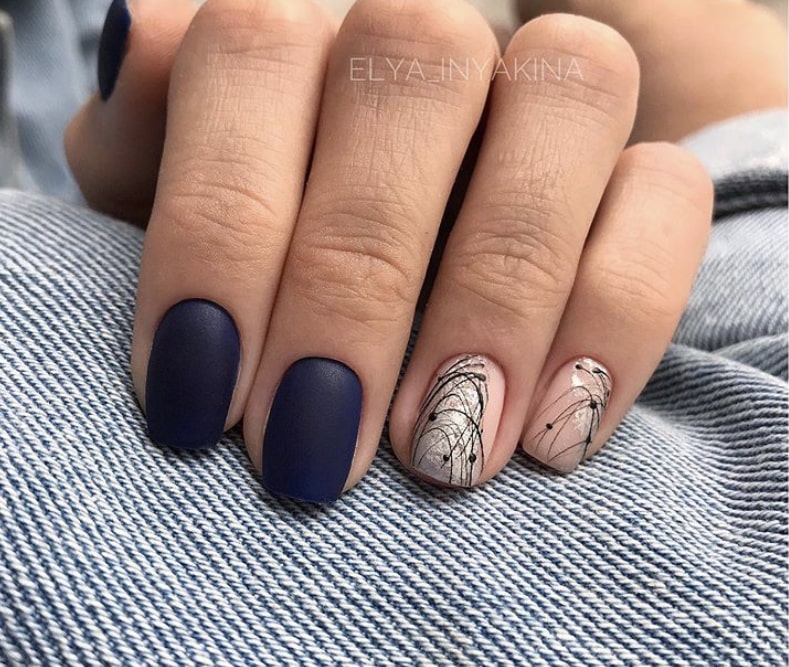 Маникюр в стиле круглая геометрия – для изысканных и нежных девушек