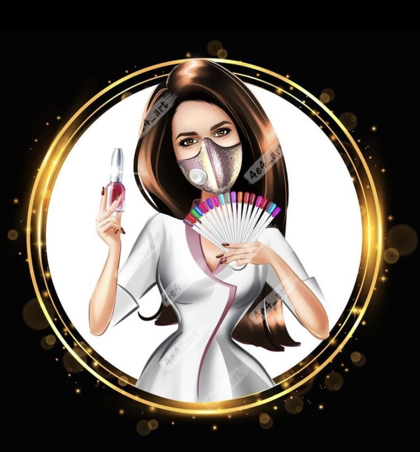 Мастер маникюра в маске и перчатках