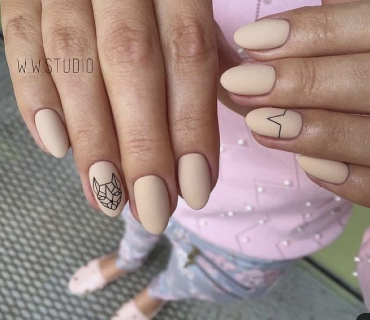 Матовое телесное покрытие