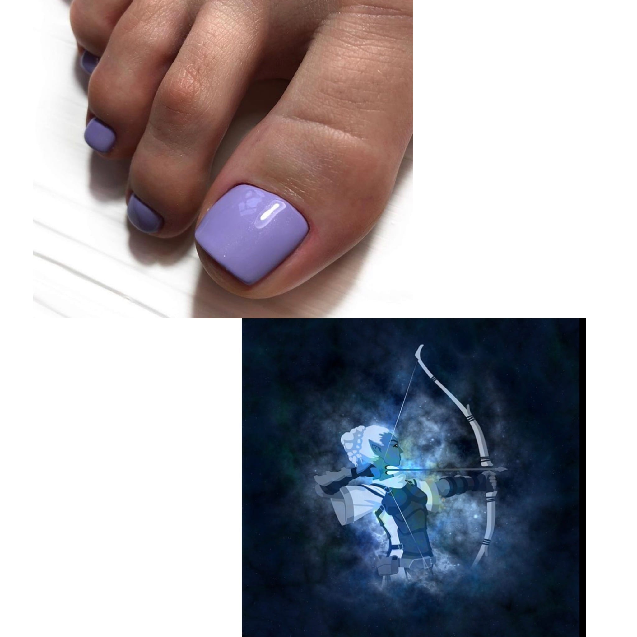 педикюр по гороскопу для стрельца