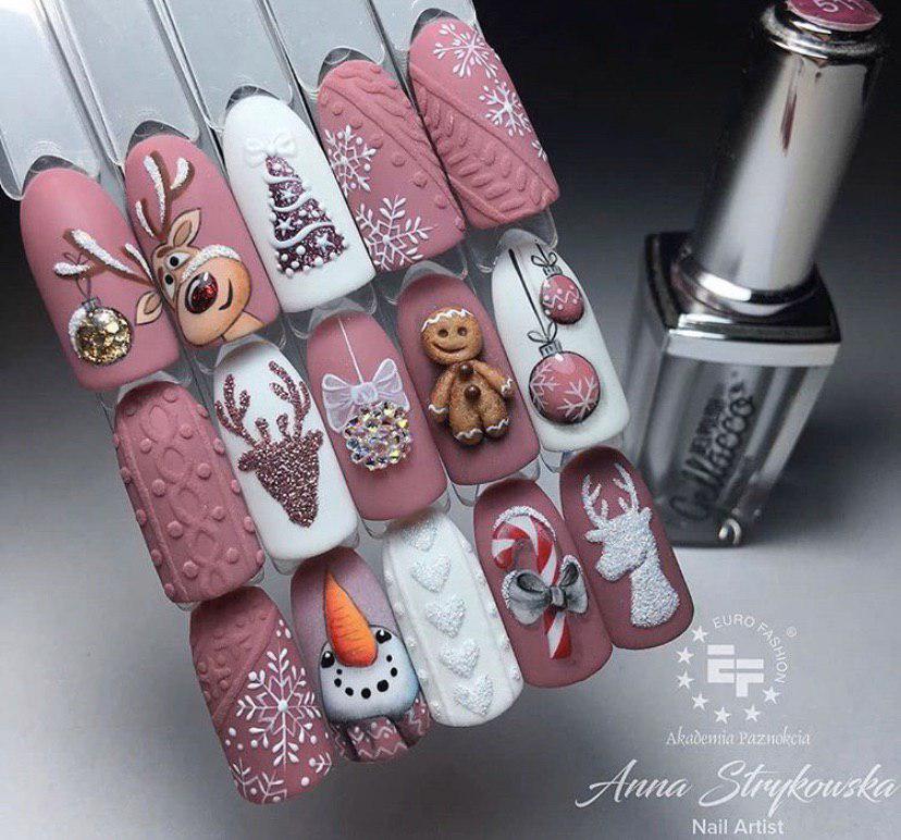 Подборка крутых дизайнов с рисунками на новый год 2020