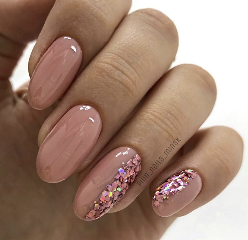 Покрытие с глиттером