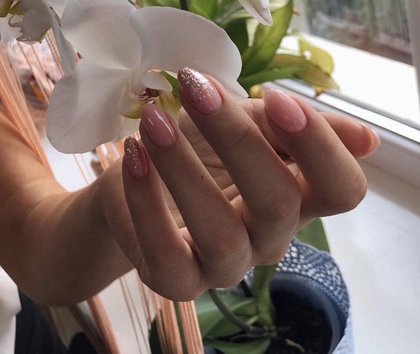 Покрытие с глиттером