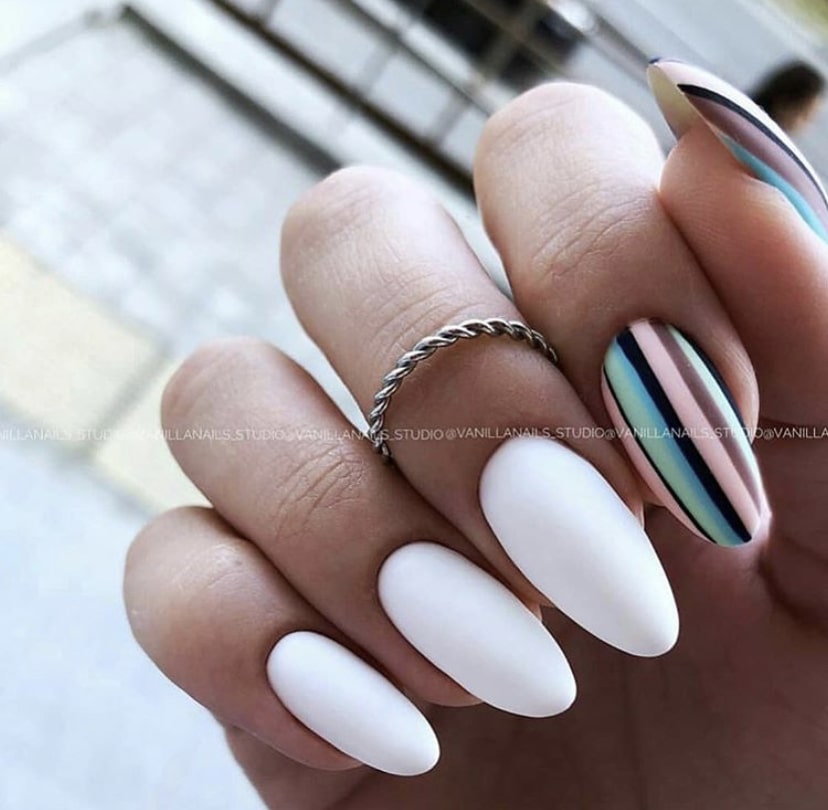 «Разметка» на ногте в качестве ориентира