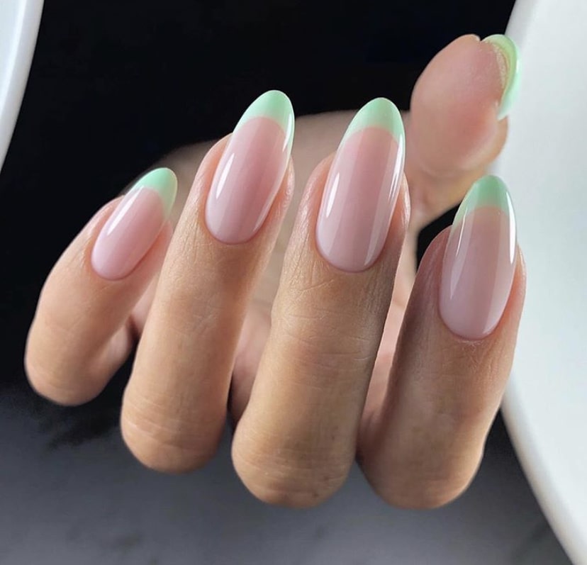 Разноцветный френч