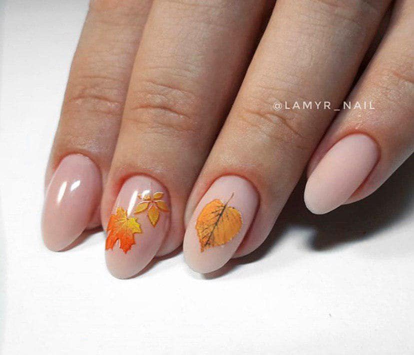 Слайдеры на ногтях осень 2019