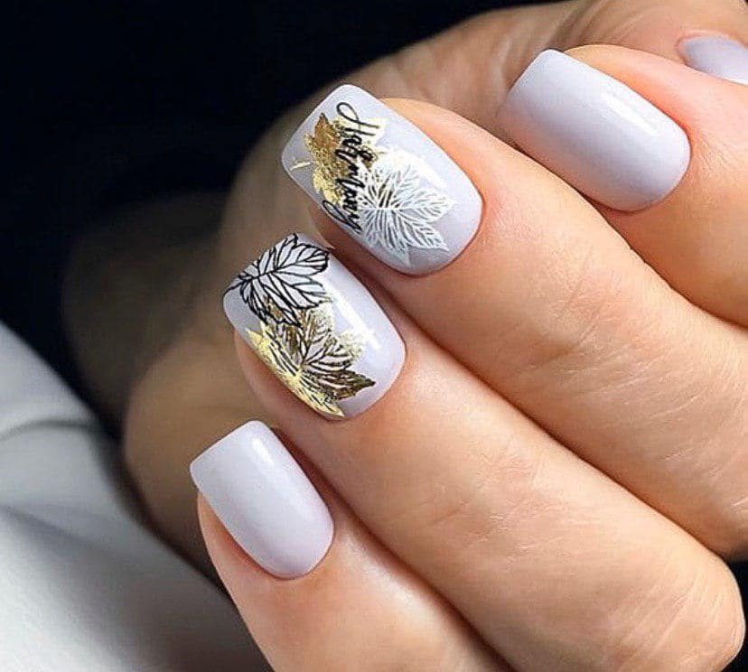 Слайдеры на ногтях осень 2019