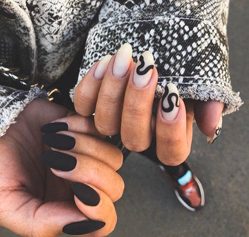 Темные оттенки гель -лака на осень