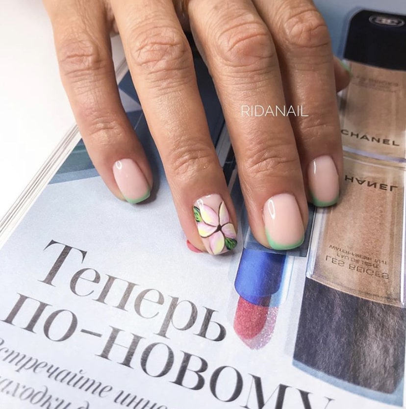 Цветной френч