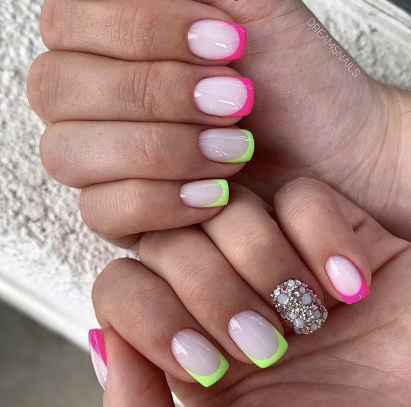 Цветной френч