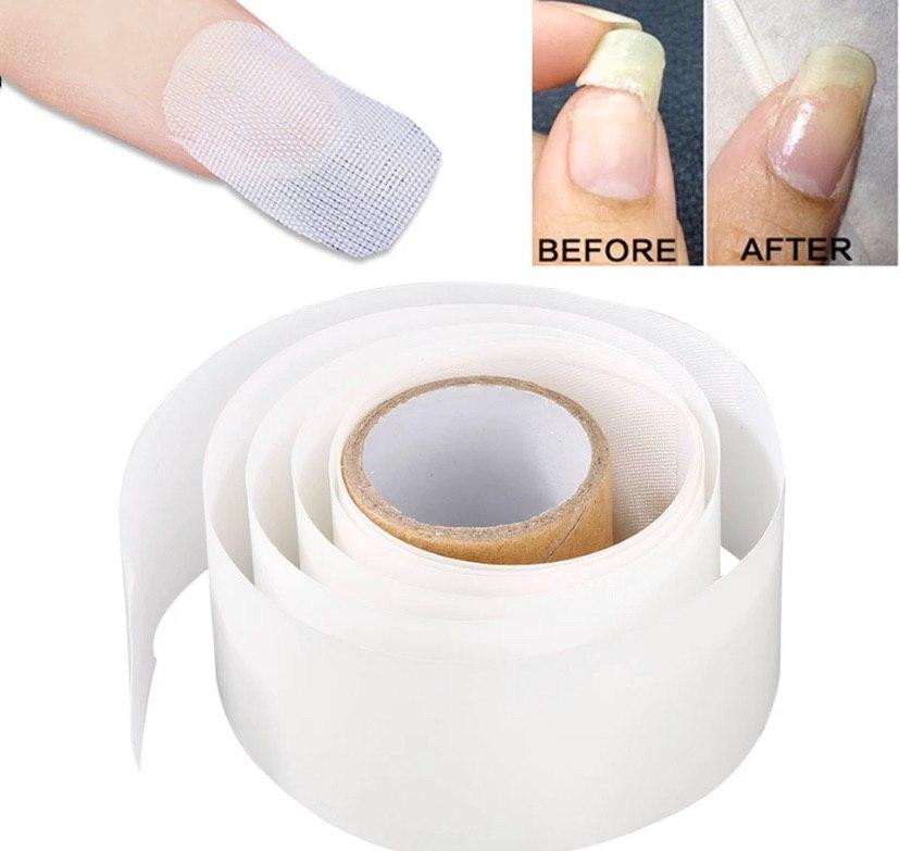 Укрепление ногтей шелком для ремонта ногтей