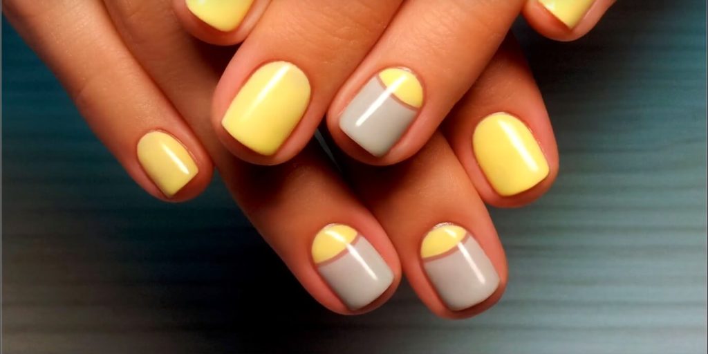 желто-голубой голливудский френч