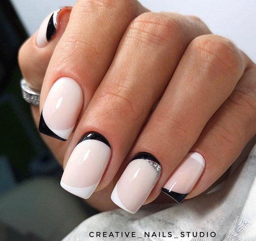 Яркий френч с рисунком