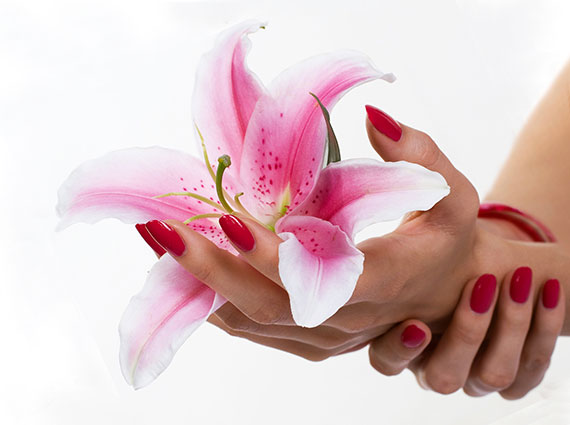 Цветной биогель для ногтей фото