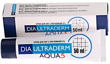 Diaultraderm «Aqva 5» крем для ног с мочевиной