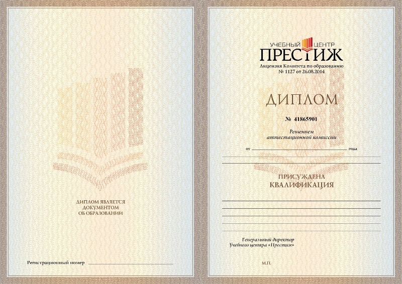 Диплом государственного образца