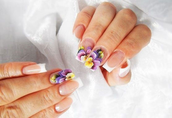 Европейский маникюр с френчем