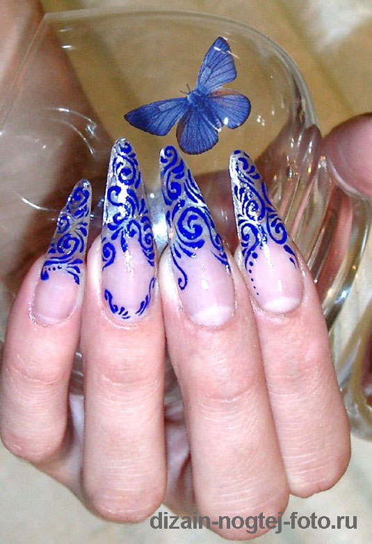 фото маникюра узор
