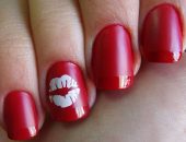 Фото маникюра красное