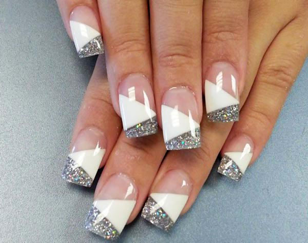 Фото нарощенных ногтей с узорами