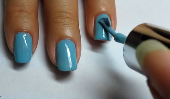 как сделать газетный маникюр