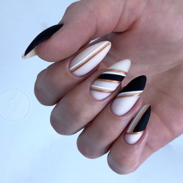 Геометрический маникюр