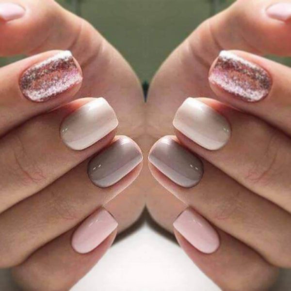 Идея для осеннего маникюра