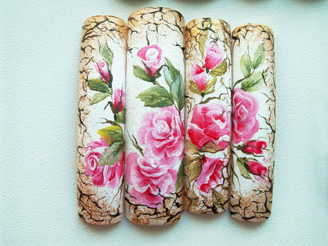 Как нанести китайскую роспись на ногти