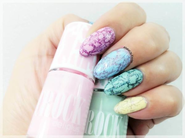 Кракелюр разными цветами