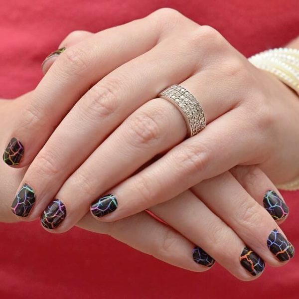 Кракелюр с фоном градиент