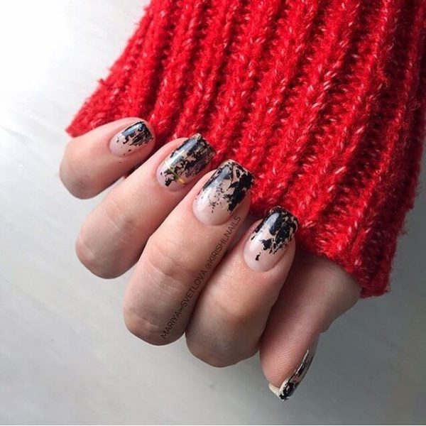 Кракелюр с дизайном с плавным переходом