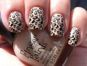 Леопардовый маникюр фото-89