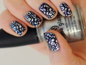 Леопардовый маникюр-55