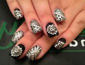 Леопардовый маникюр-100