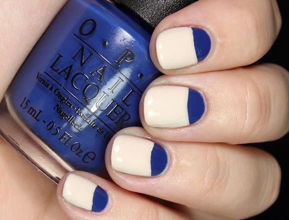 Лунный маникюр фото