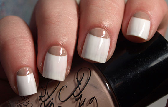 Лунный маникюр БЕЛЫЙ