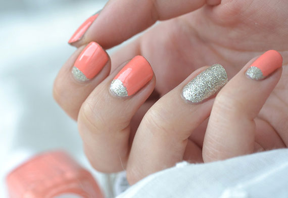 деловой маникюр для офиса